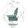 Ülés Proboss AS2480 légrugós Deutz V1