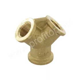 Levegő gyorscsatlakozó elosztó Y 2db-os 3/8"-os