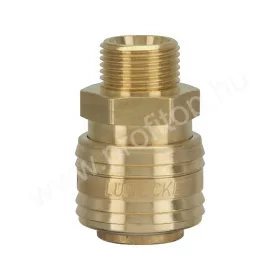 Levegő gyorscsatlakozó aljzat 1/4" külső menettel