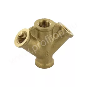 Levegő gyorscsatlakozó elosztó Y 3db-os 3/8"