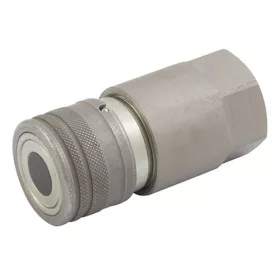   Hidraulika gyorcsatlakozó aljzat BSP 3/8"-os belső menet lapos tömítéssel DN12