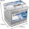 Varta Dynamic SLI 45Ah 400A jobb+ 545412040K262 akkumulátor