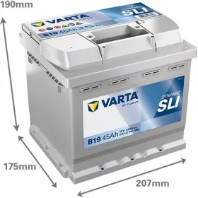 Varta Dynamic SLI 45Ah 400A jobb+ 545412040K262 akkumulátor