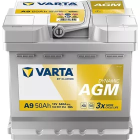   Varta Dynamic AGM 50Ah Start-Stop jobb+ 550901054K262 akkumulátor