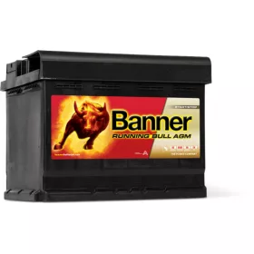 Banner Running Bull AGM 60Ah jobb+ 56001 akkumulátor