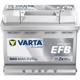   Varta Dynamic EFB 60Ah 560A Start-Stop jobb+ 560500064K262 akkumulátor