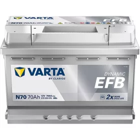 Varta Dynamic EFB 70Ah 760A jobb+ 570500076K262 akkumulátor
