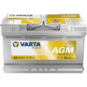 Varta Dynamic AGM 80Ah 800A jobb+ 580901080K262 akkumulátor