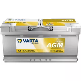   Varta Dynamic AGM 105Ah Start-Stop jobb+ 605901095K262 akkumulátor