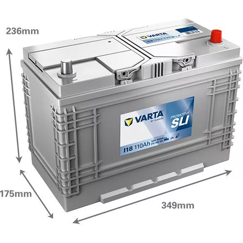 Varta PROmotive SLI 110Ah 680A jobb+ akkumulátor 610404068K182
