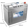 Varta PROmotive SLI 125Ah jobb+ akkumulátor 625012072K182