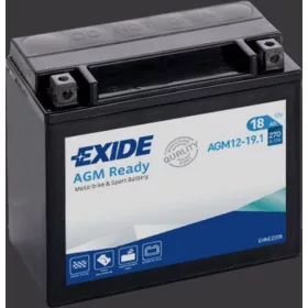 Exide 12V 18Ah AGM 12-19.1 bal+ akkumulátor