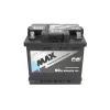 4MAX 50Ah 470A jobb+ akkumulátor