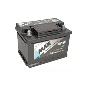 4MAX 60Ah 560A jobb+ Start-Stop EFB akkumulátor