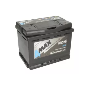 4MAX 62Ah 640A jobb+ Start-Stop EFB akkumulátor