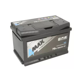 4MAX 70Ah 700A jobb+ Start-Stop EFB akkumulátor