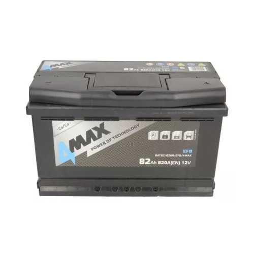 4MAX 82Ah 820A jobb+ Start-Stop EFB akkumulátor