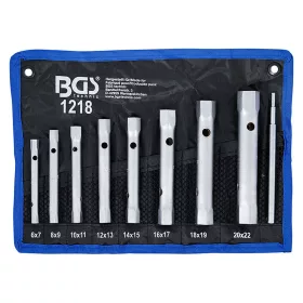 Csőkulcs készlet 9 részes BGS 1218