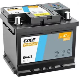 EXIDE Premium 47Ah jobb+ EA472 akkumulátor