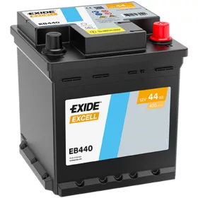 EXIDE Excell 44Ah jobb+ (Punto) EB440 akkumulátor