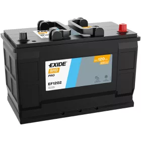 EXIDE 120Ah jobb+ akkumulátor EF1202