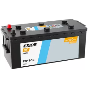EXIDE 180Ah bal+ akkumulátor EG1803