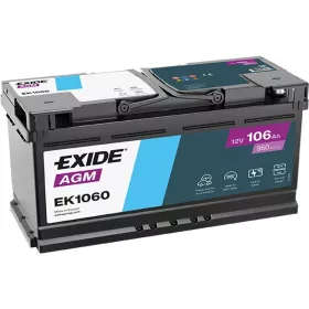 EXIDE AGM 106Ah jobb+ EK1060 akkumulátor