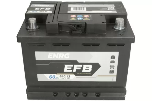 ENRG 60Ah 640A Start-Stop EFB jobb+ akkumulátor 