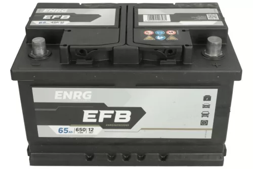 ENRG 65Ah 650A Start-Stop EFB jobb+ akkumulátor 
