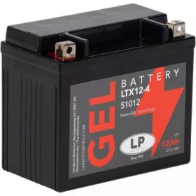 Landport GEL 12V 10Ah 185A LTX12-4 akkumulátor 51012