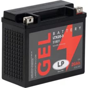 Landport Gel 12V 20Ah jobb+ GTX20-3/LTX20-3 akkumulátor