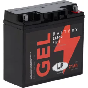 Landport Gel 12V 21Ah jobb+ L12-19 akkumulátor