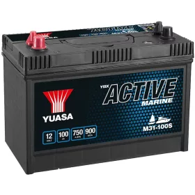 Yuasa 100Ah bal+ munka akkumulátor M31-100S