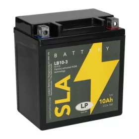 Landport SLA 12V 10Ah 135A jobb+ LB10-3 akkumulátor