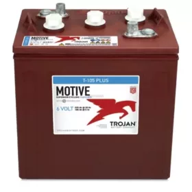   Trojan T-105 Plus 6V 225Ah munka akkumulátor  (3/9 GiS 197 BS Plus)
