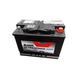 QWP 70Ah 720A Start-Stop AGM jobb + akkumulátor WEP5700AGM
